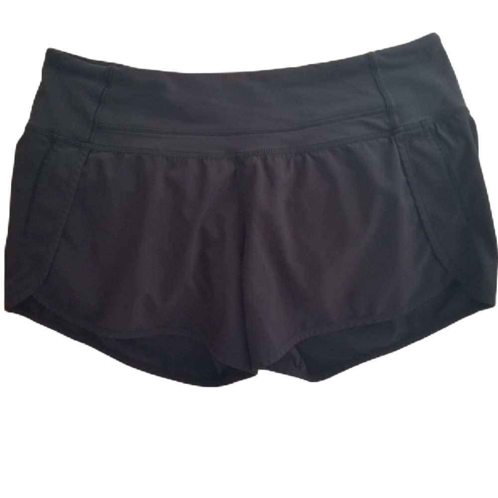lululemon Speed Up Short Black Sz 8